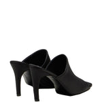Mules in raso in nero Toteme - donna 