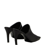 Mules in raso in nero Toteme - donna 