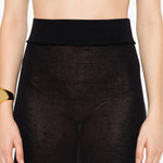 Gonna lunga in maglia in nero Toteme - donna 