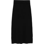Gonna lunga in maglia in nero Toteme - donna 