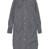 Chemisier con motivo a righe in bianco e nero Toteme - donna 