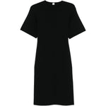 Abito midi in maglia fine in nero Toteme - donna 