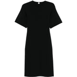 Abito midi in maglia fine in nero Toteme - donna 