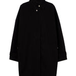 Trench oversizecon tasche in nero Toteme - donna 
