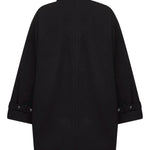 Trench oversizecon tasche in nero Toteme - donna 