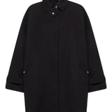Trench oversizecon tasche in nero Toteme - donna 