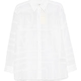 Camicia con pattern geometrico in bianco Toteme - donna 