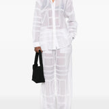 Camicia con pattern geometrico in bianco Toteme - donna 