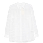Camicia con pattern geometrico in bianco Toteme - donna 