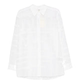 Camicia con pattern geometrico in bianco Toteme - donna 