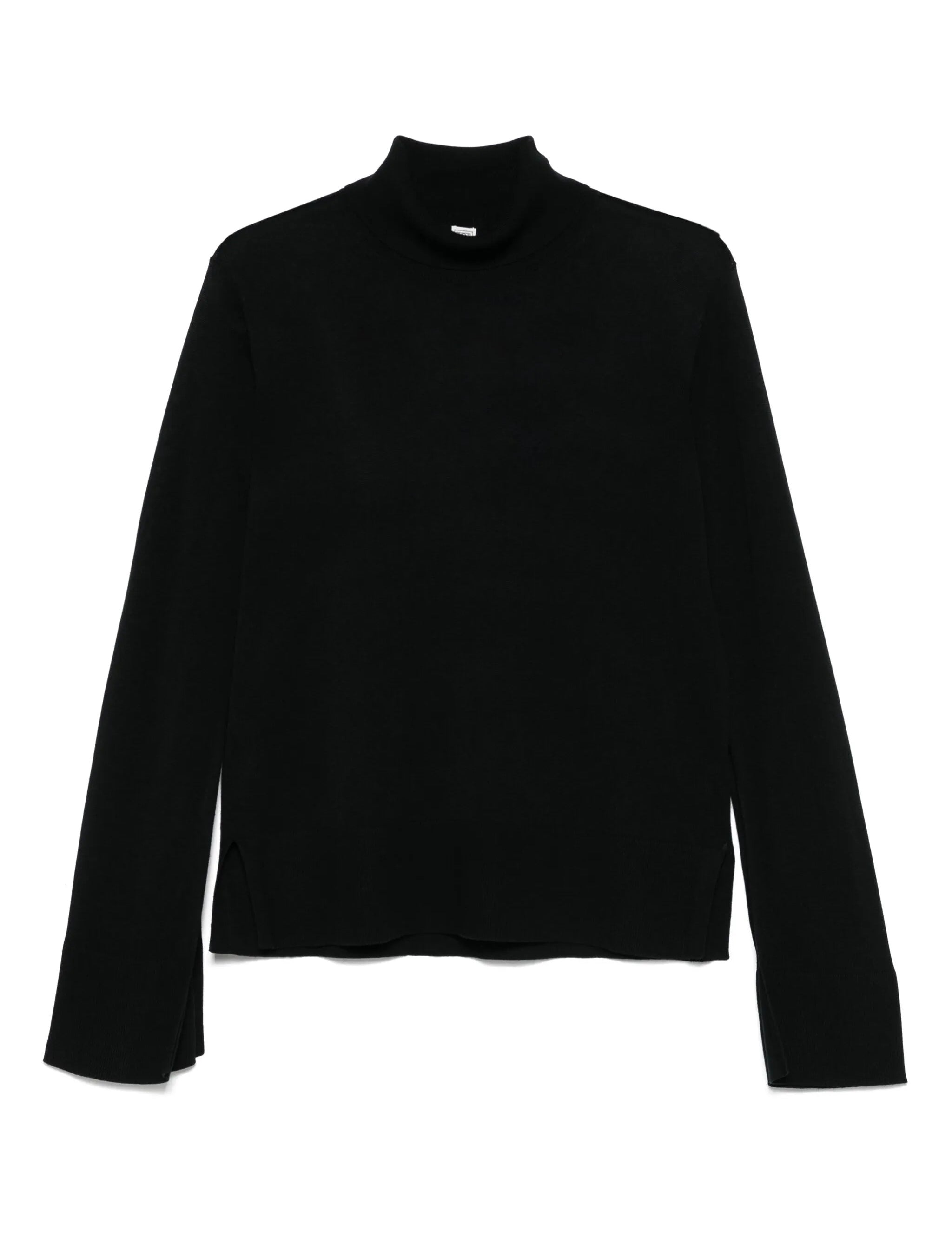 Maglione a collo alto con spacchi in nero Toteme - donna 