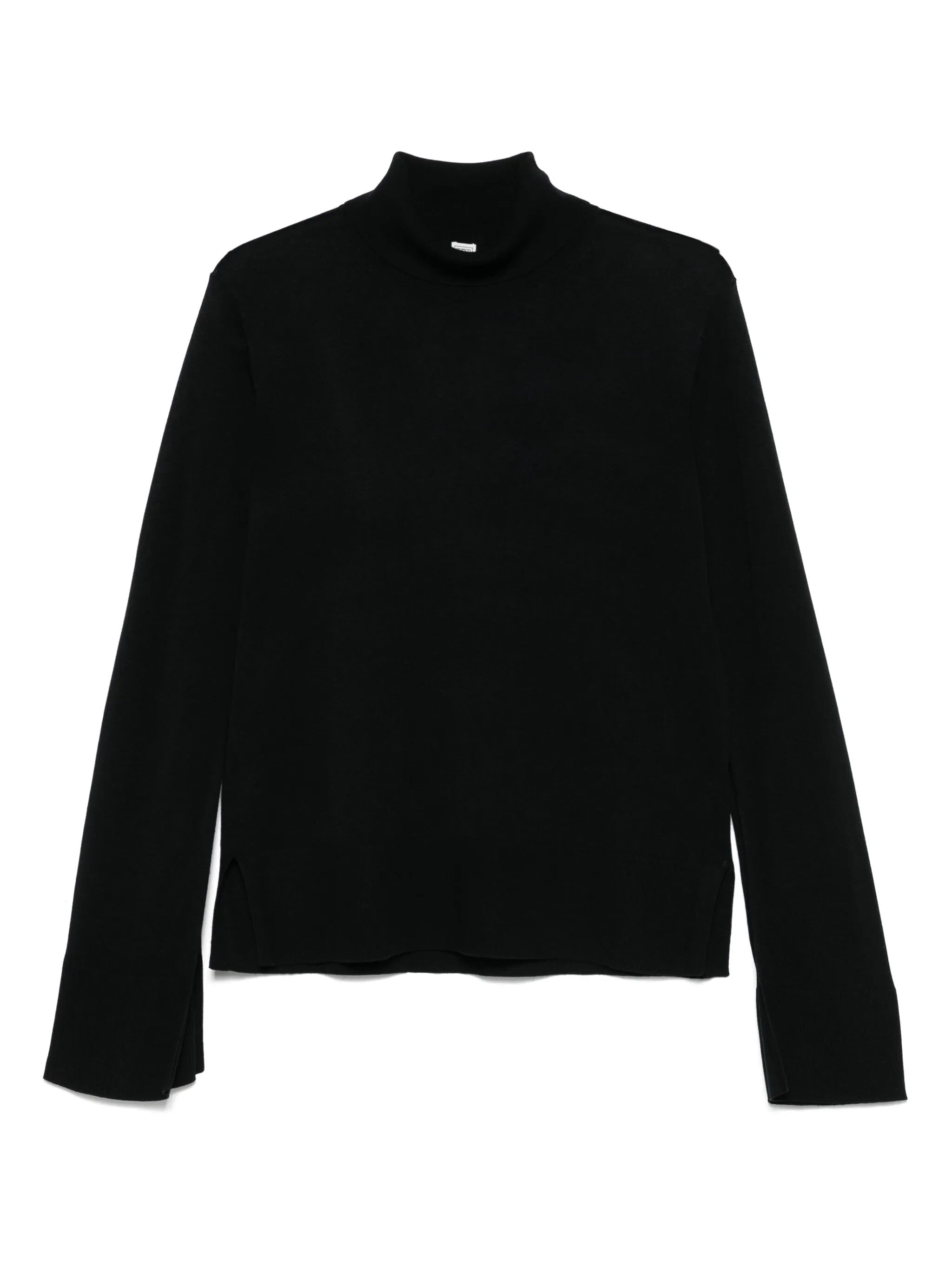 Maglione a collo alto con spacchi in nero Toteme - donna 
