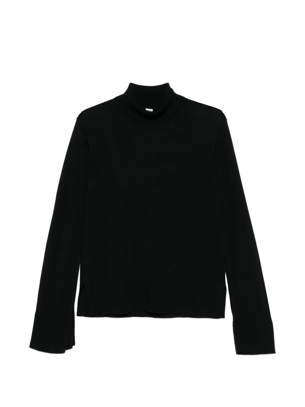 Maglione a collo alto con spacchi in nero Toteme - donna 