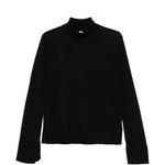 Maglione a collo alto con spacchi in nero Toteme - donna 