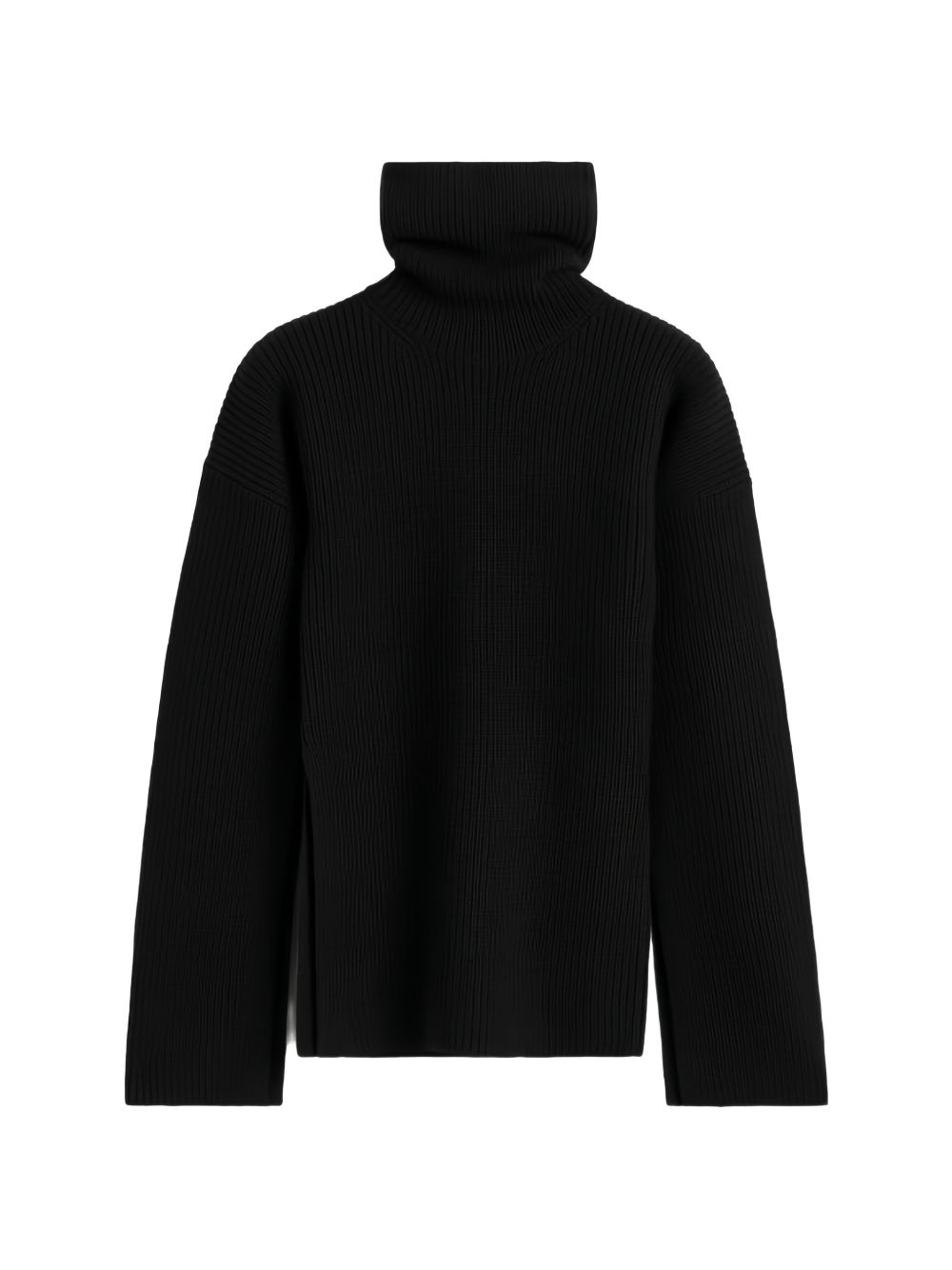 Maglione a maniche lunghe con spacchi in nero Toteme - donna 