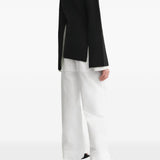 Maglione a maniche lunghe con spacchi in nero Toteme - donna 