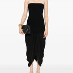 Top in maglia stile bandeau in nero Toteme - donna 