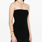 Top in maglia stile bandeau in nero Toteme - donna 