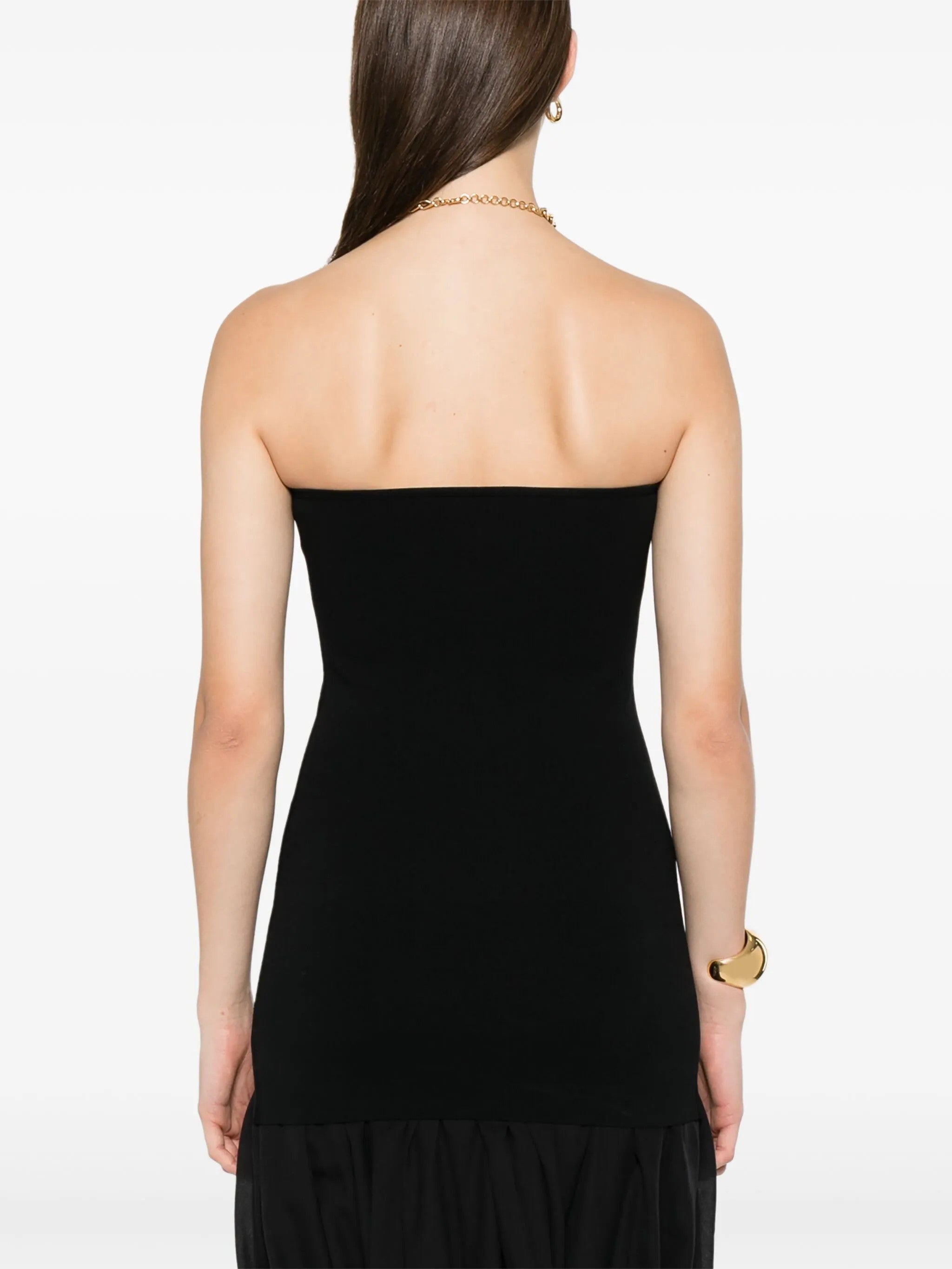 Top in maglia stile bandeau in nero Toteme - donna 