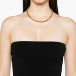 Top in maglia stile bandeau in nero Toteme - donna 