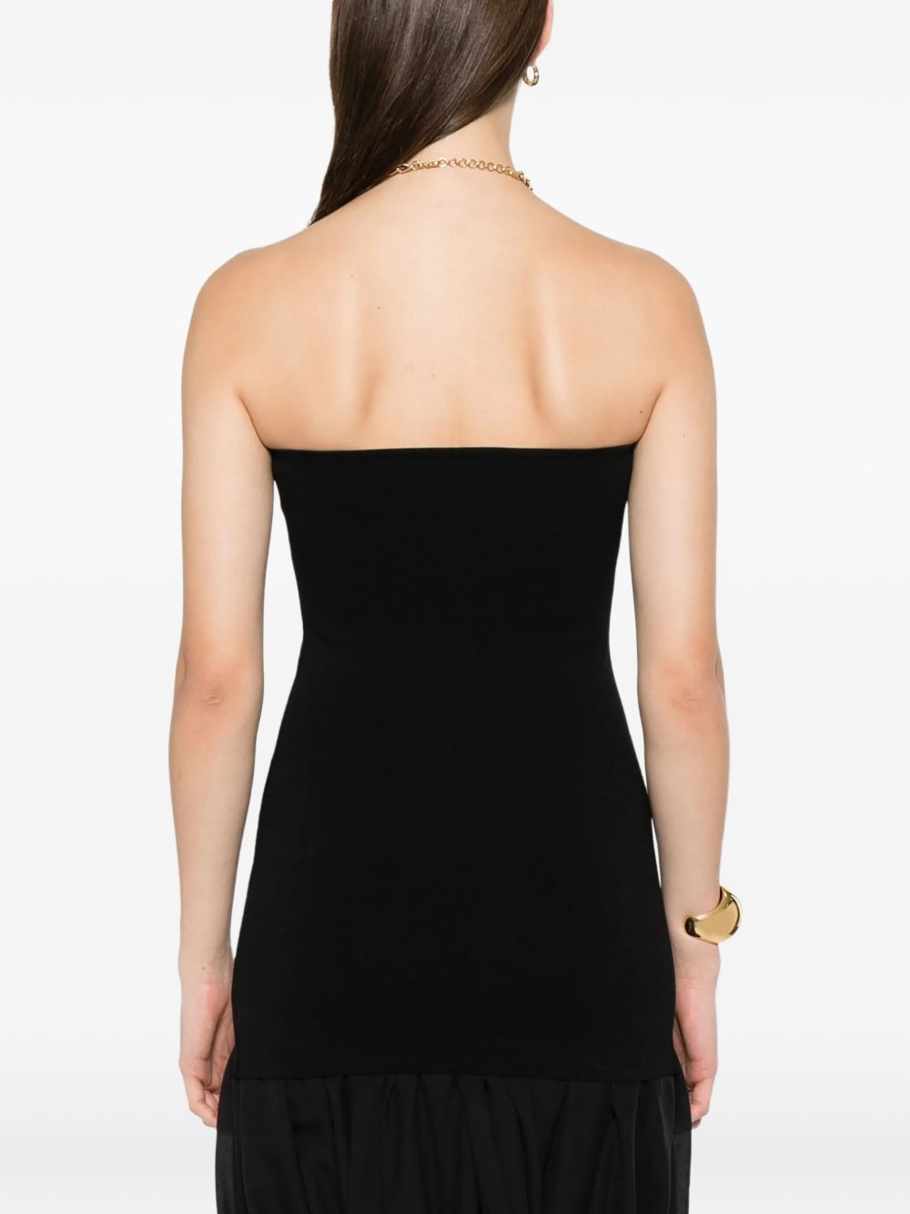 Top in maglia stile bandeau in nero Toteme - donna 