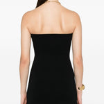 Top in maglia stile bandeau in nero Toteme - donna 