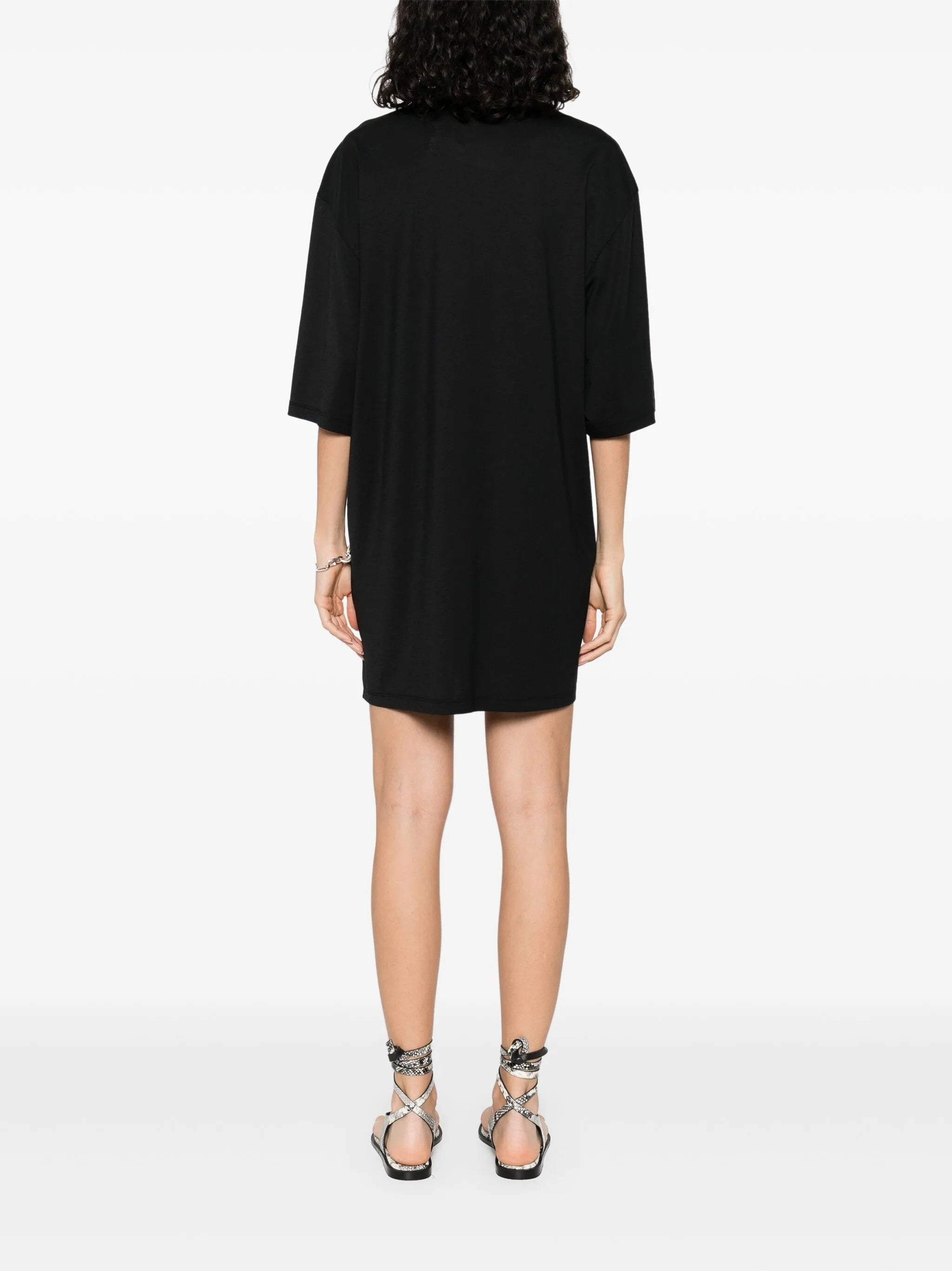 Abito stile T-shirt in nero Toteme - donna 