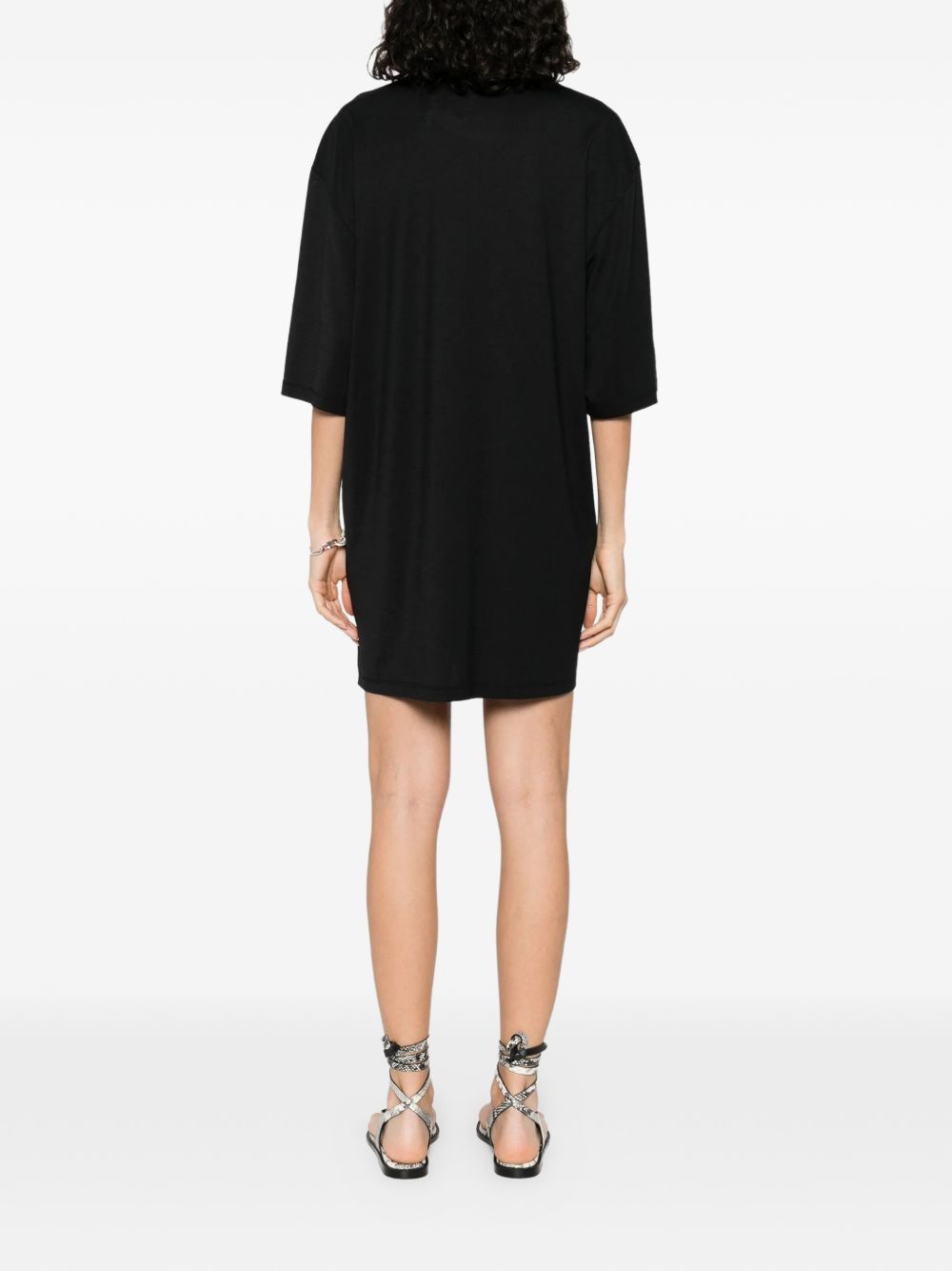Abito stile T-shirt in nero Toteme - donna 