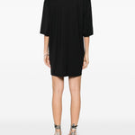 Abito stile T-shirt in nero Toteme - donna 