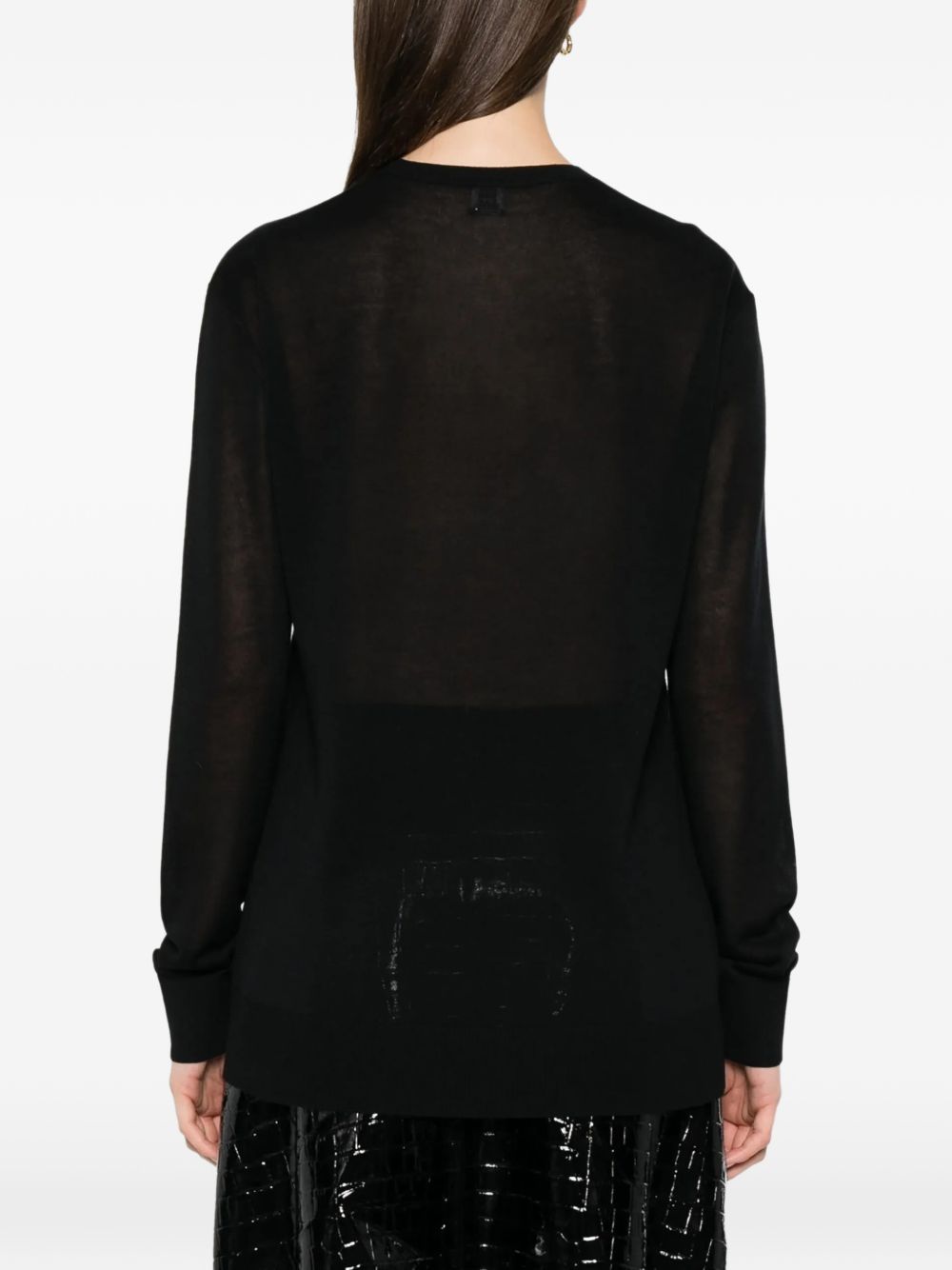 Maglione a girocollo in nero Toteme - donna 