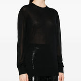 Maglione a girocollo in nero Toteme - donna 