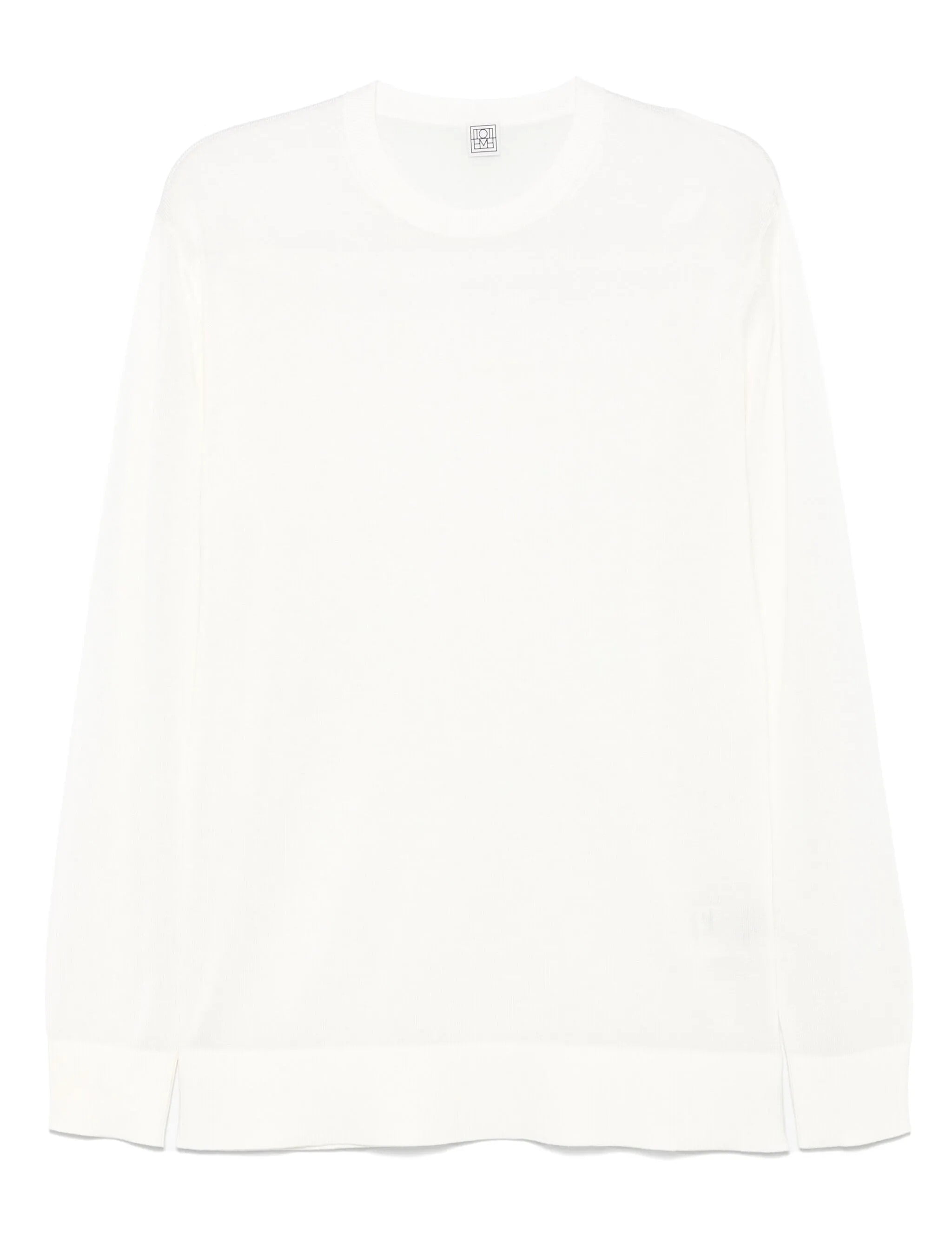 Maglione a girocollo in bianco Toteme - donna 