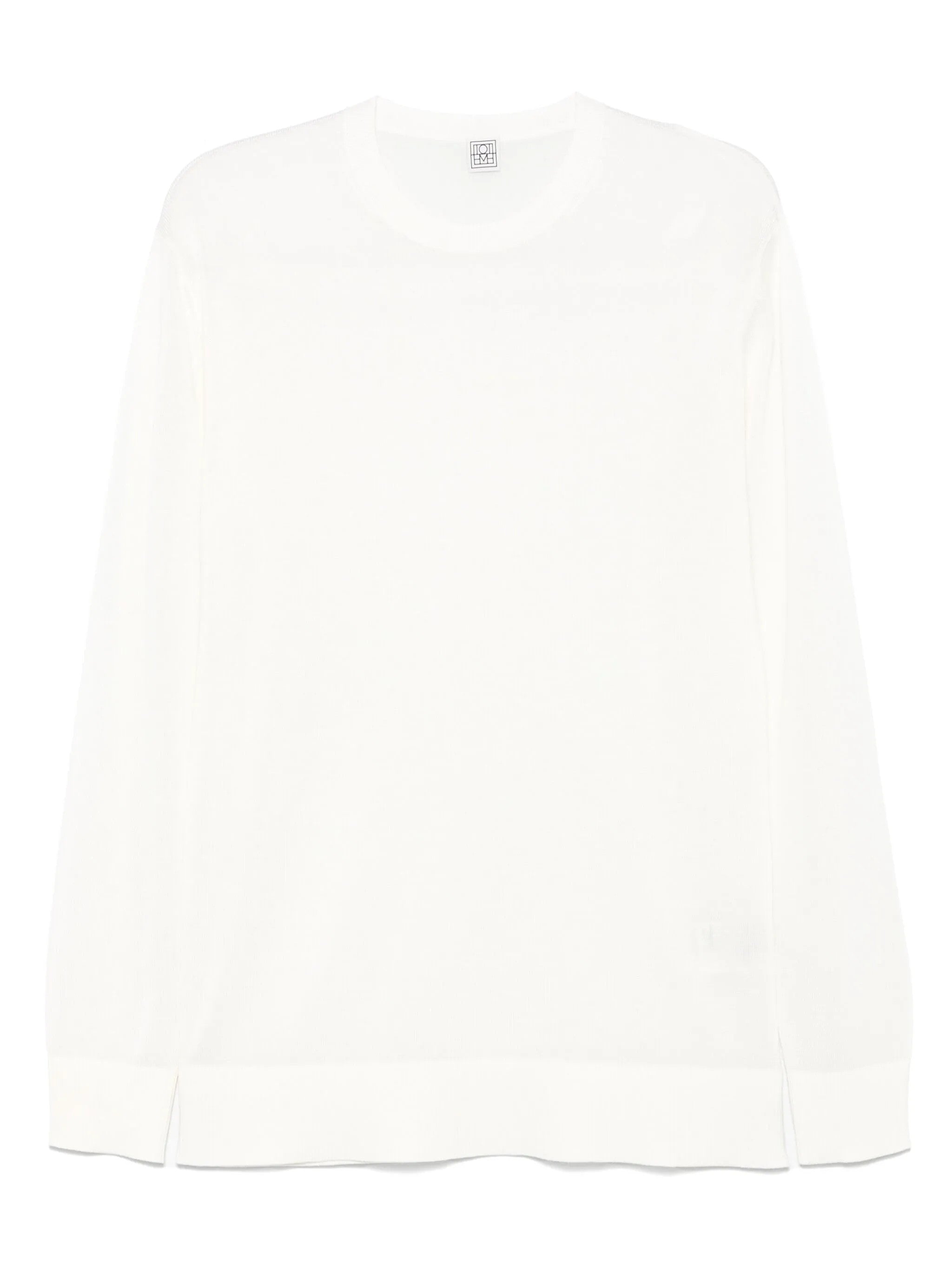 Maglione a girocollo in bianco Toteme - donna 