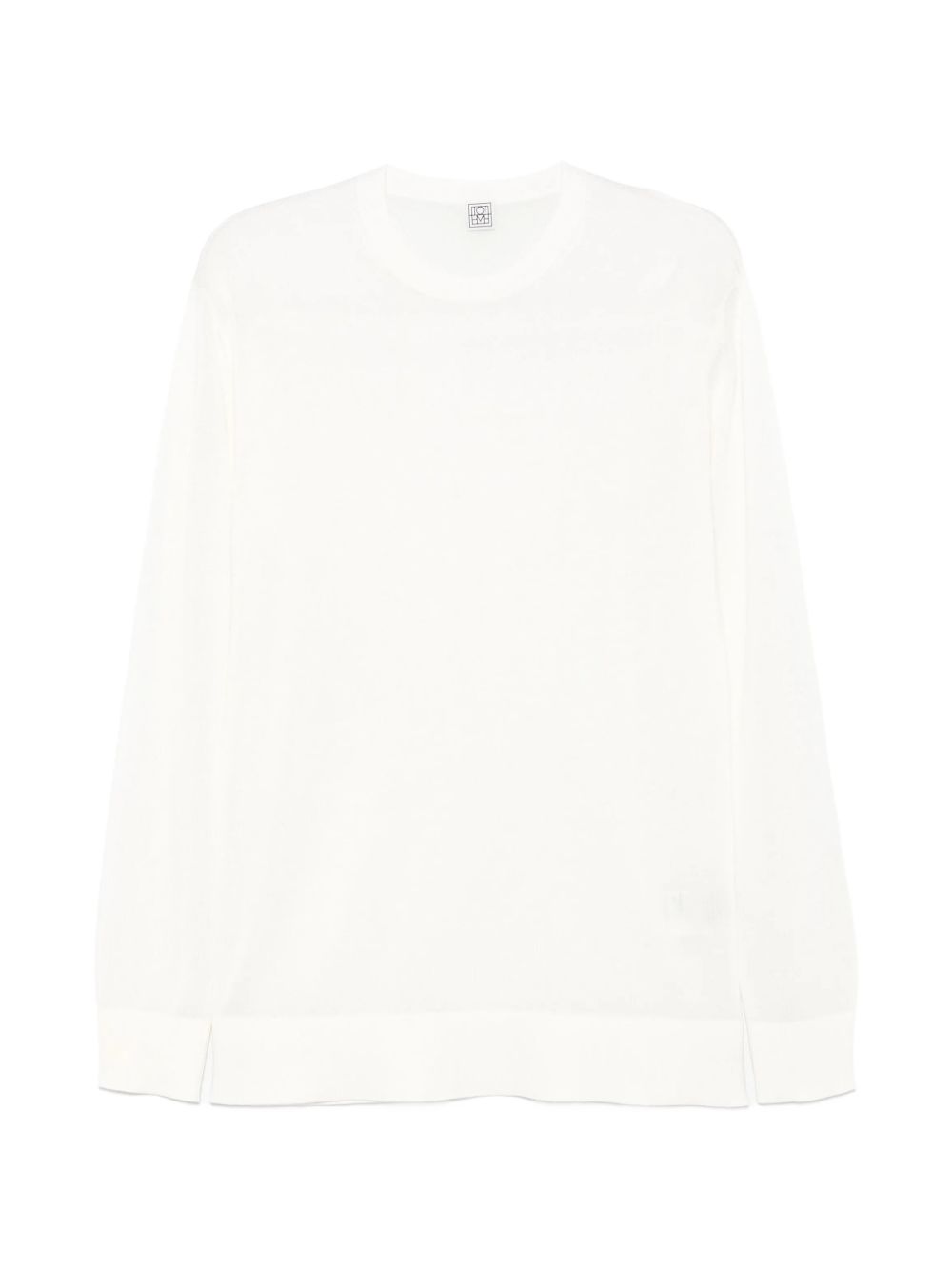 Maglione a girocollo in bianco Toteme - donna 