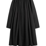 Cappotto con arricciatura in nero Toteme - donna 