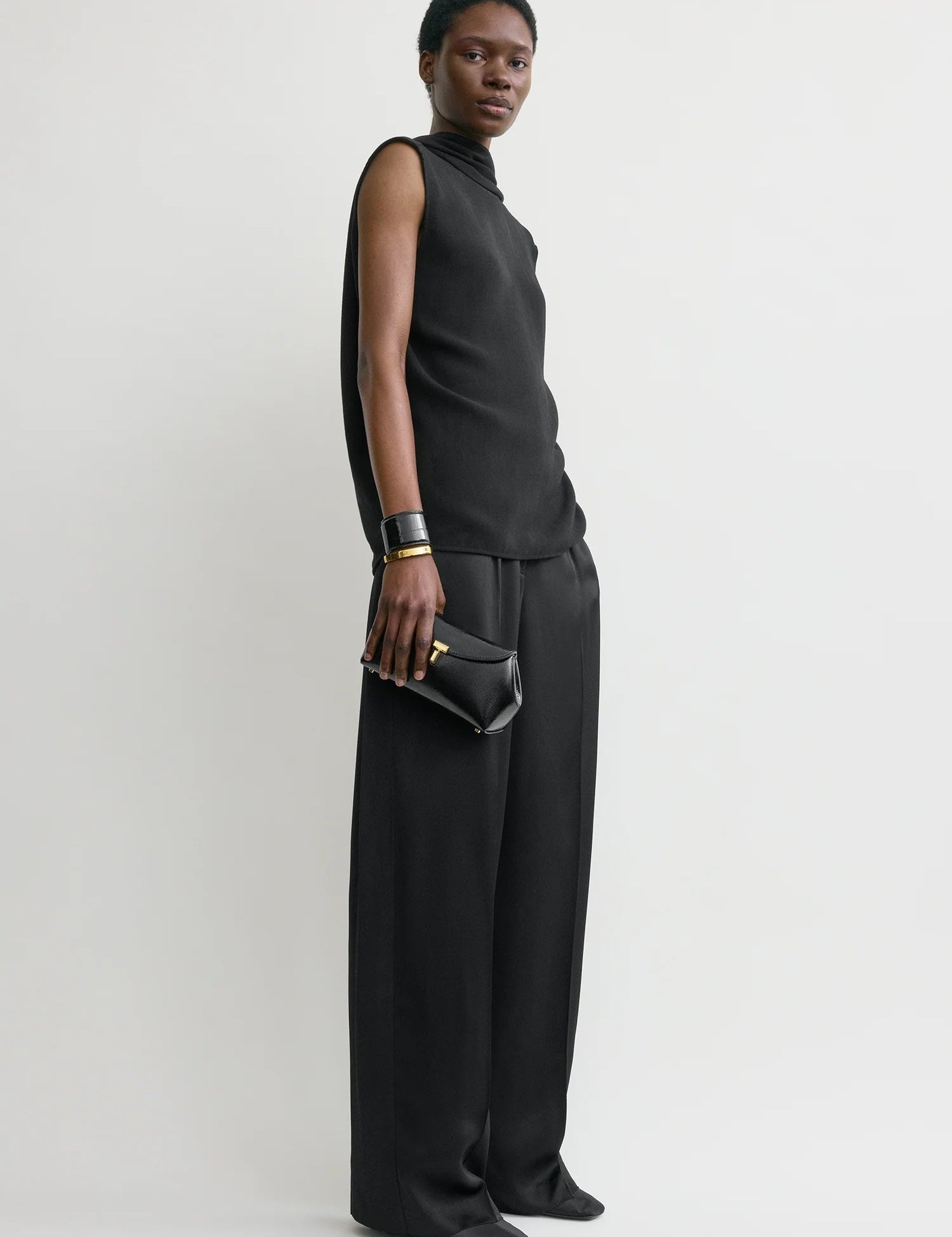 Top in maglia in nero Toteme - donna 