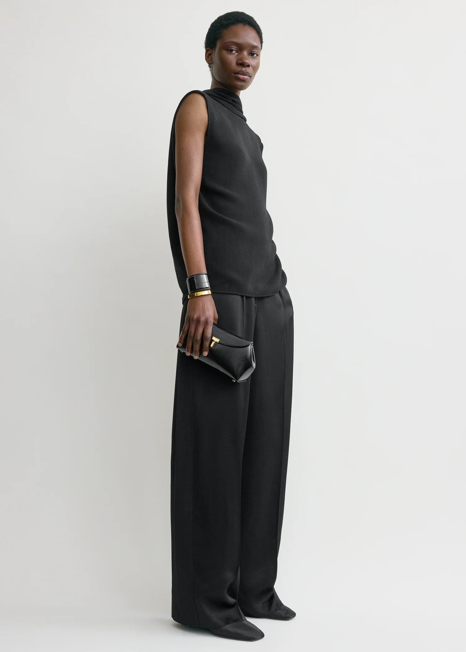 Top in maglia in nero Toteme - donna 
