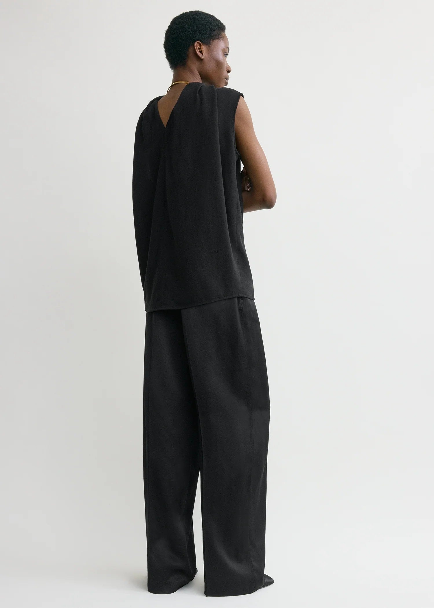 Top in maglia in nero Toteme - donna 