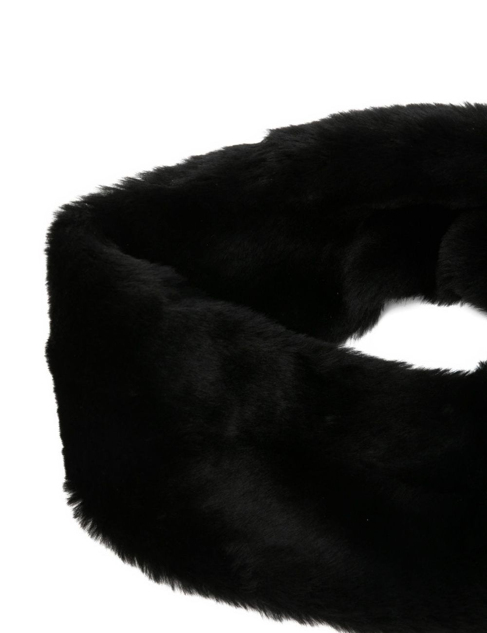 Fascia per capelli in sherling in nero Toteme - donna 