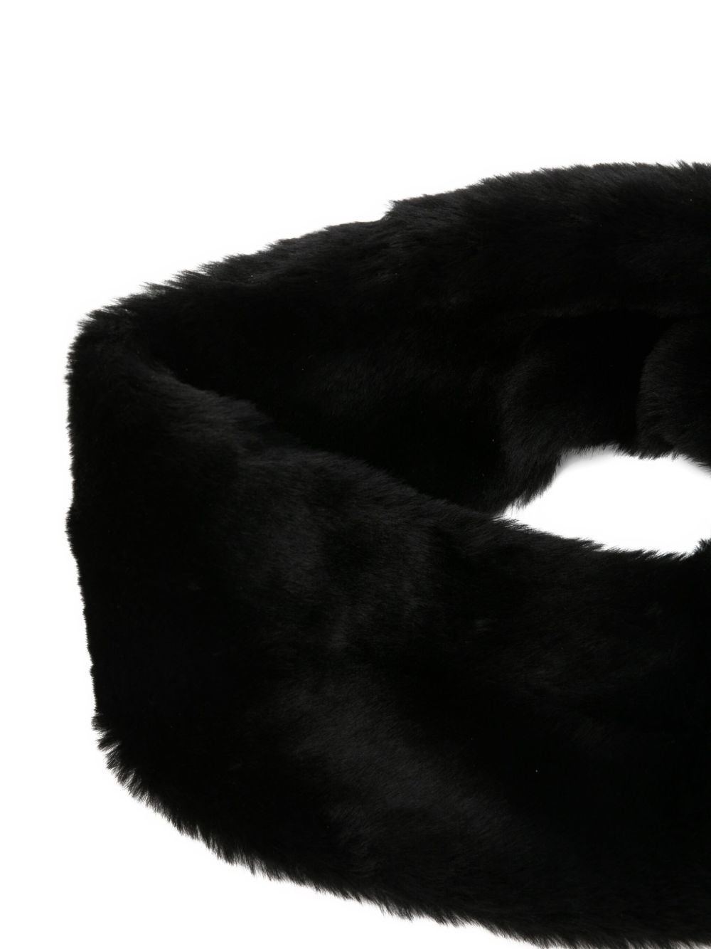 Fascia per capelli in sherling in nero Toteme - donna 