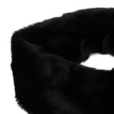 Fascia per capelli in sherling in nero Toteme - donna 