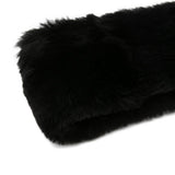 Fascia per capelli in sherling in nero Toteme - donna 
