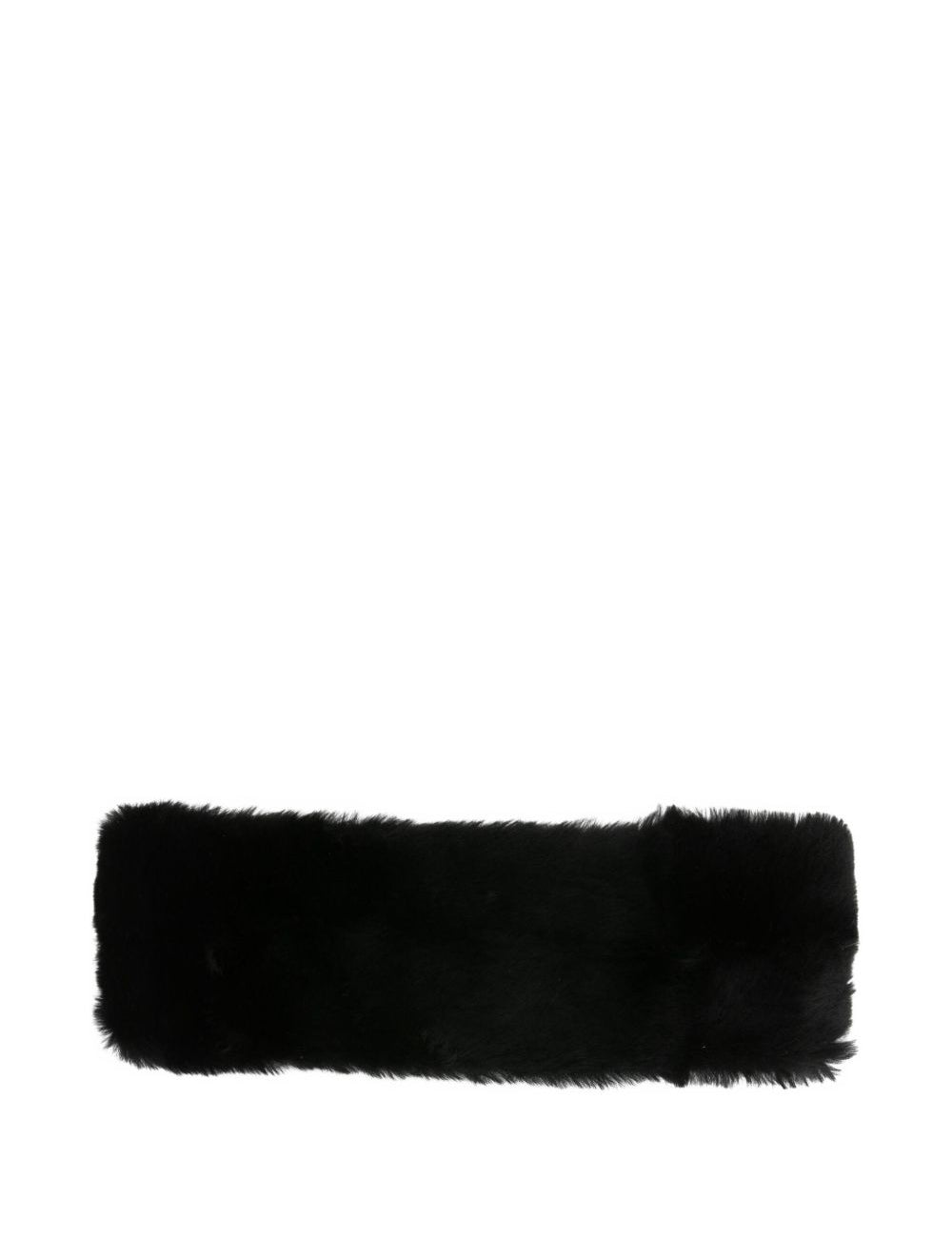 Fascia per capelli in sherling in nero Toteme - donna 