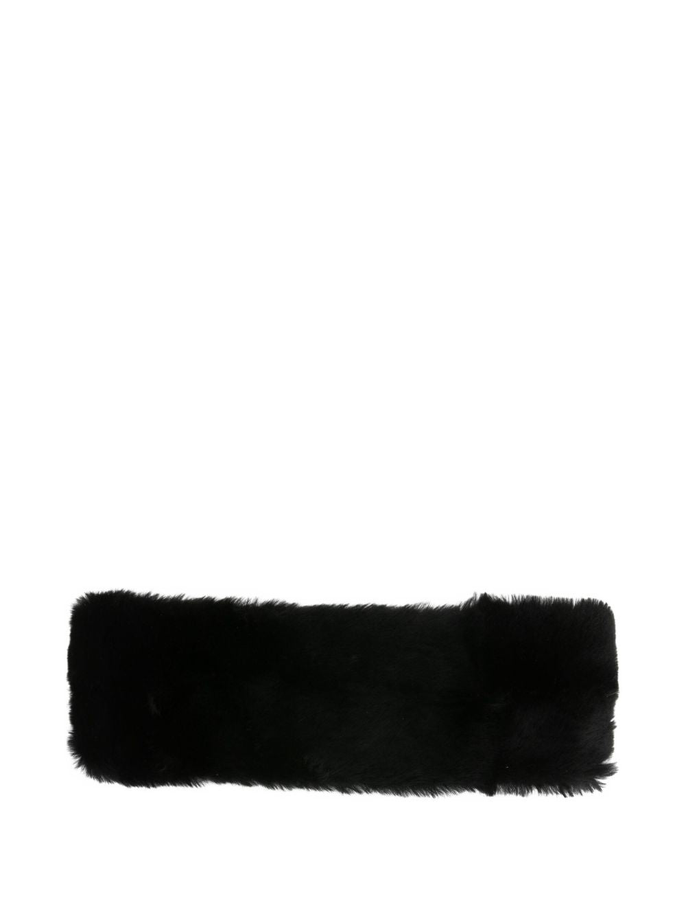 Fascia per capelli in sherling in nero Toteme - donna 