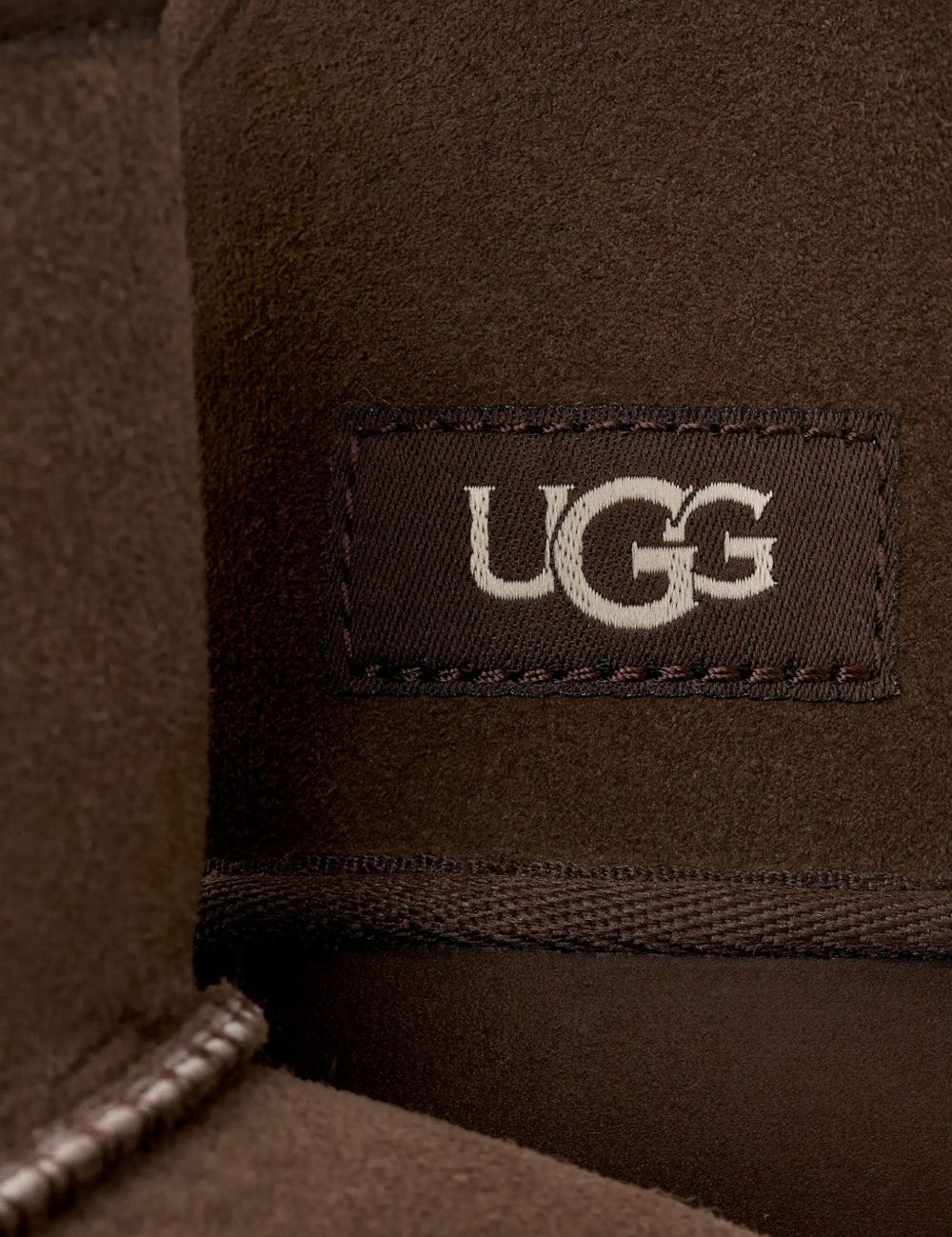 Stivali in pelle scamosciata in marrone Ugg - uomo 