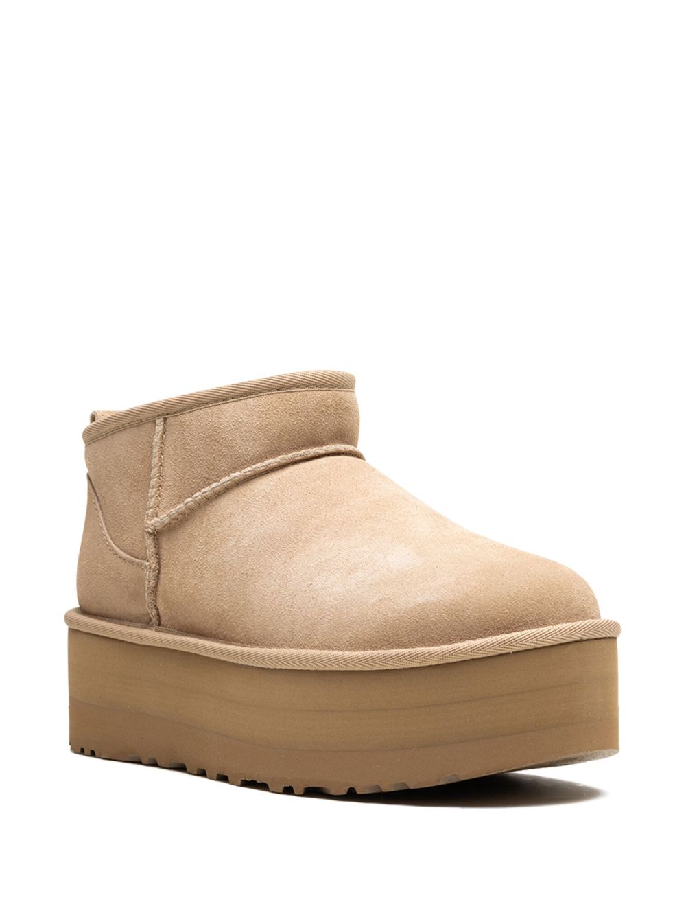 Stivaletti classic ultra plartform in beige Ugg - donna 