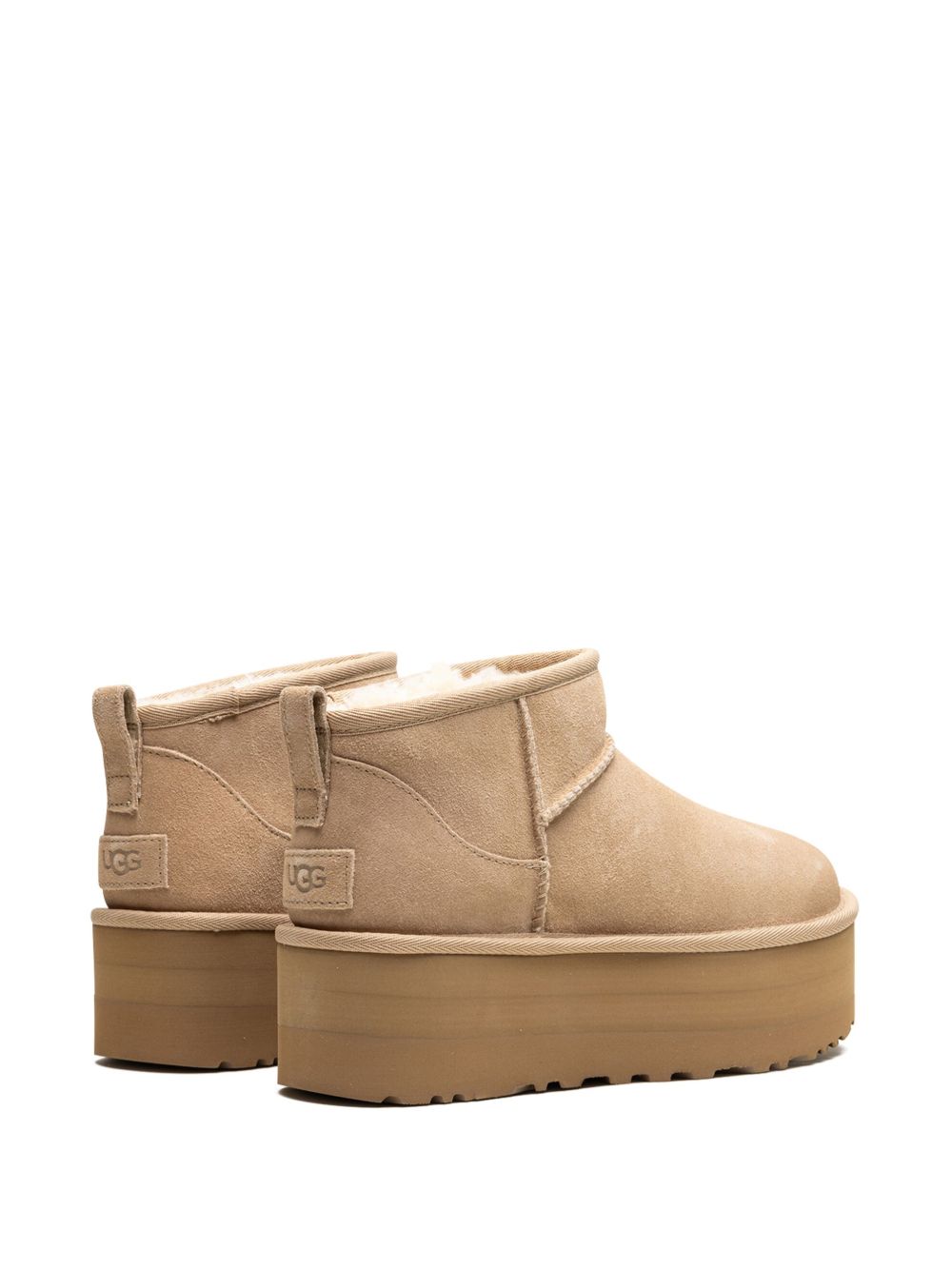 Stivaletti classic ultra plartform in beige Ugg - donna 