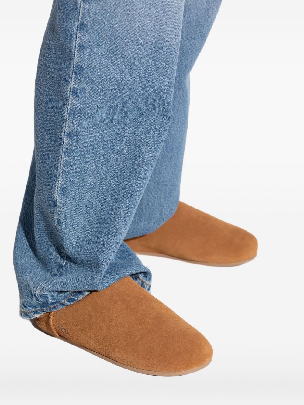 Mules elea in pelle scamosciata in marrone Ugg - donna 