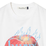 T-shirt con stampa mela in bianco Undercover - uomo 