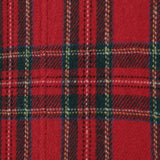 Gilet a quadri con zip in rosso Undercover - uomo 